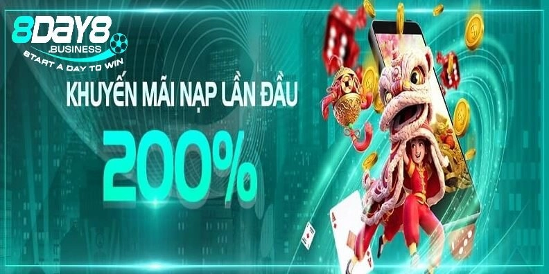 Thưởng cho lần nạp đầu tiên
